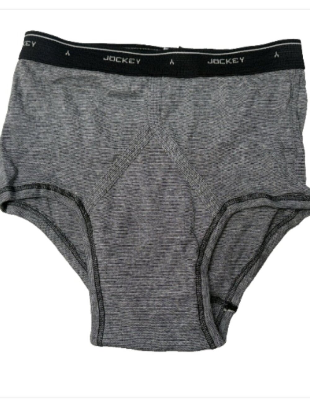 Jockey Men's Underwear 100% Cotton Black/Gray 32  5220